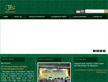 Tablet Screenshot of jogjaexpocenter.com